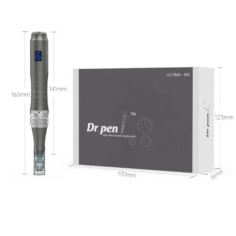 

Variable Speed M8 Wireless Micro Derma Pen System Equipment, Black