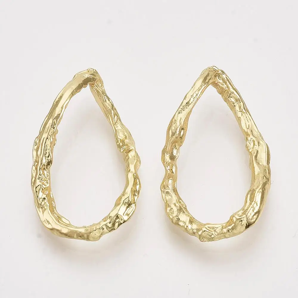 

Pandahall Twist Light Gold Color Alloy Linking Rings