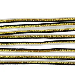 XuanSi Professional Shoelace Manufacturer 140CM Length Special Design Flat Metal Wire Three-Color Ribbon Shoelace