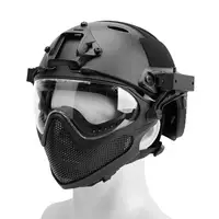 

Tactical PJ Type Helmet with Bullet Proof Goggles Mask for Army Hunting Airsoft Paintball Military Bulletproof helmets