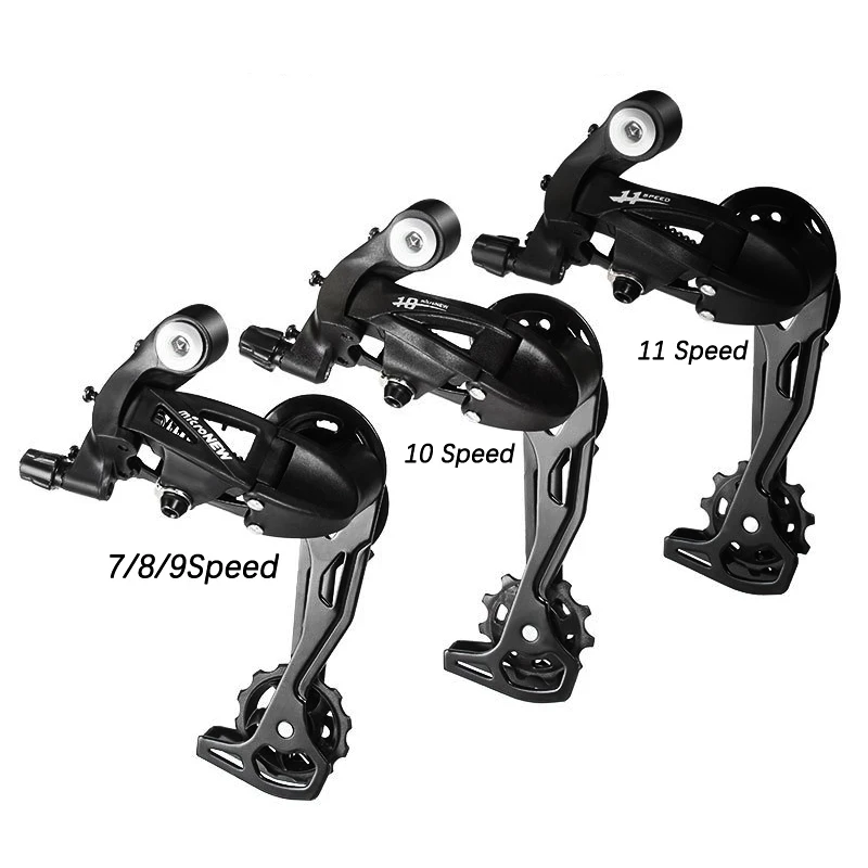 

Bicycle Rear Derailleur 7/8/9/10/11/12 Speed MTB Mountain Bike Road Bicycle Derailleur Kit, Black