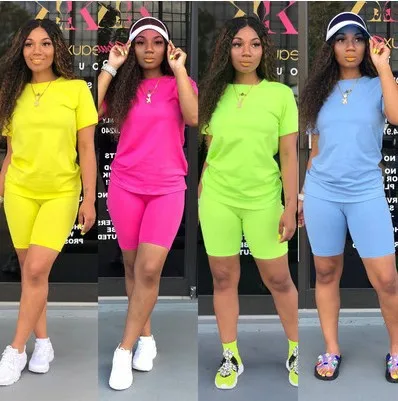 

New Design 2021 Trendy Casual Woman Clothing 2 Piece Summer Sets