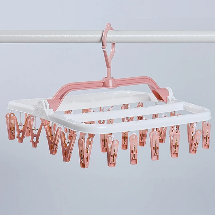 

Wholesale Cheap Thickenable Foldable Clothes Peg cheap plastic hangers Plastic Hangers For Socks