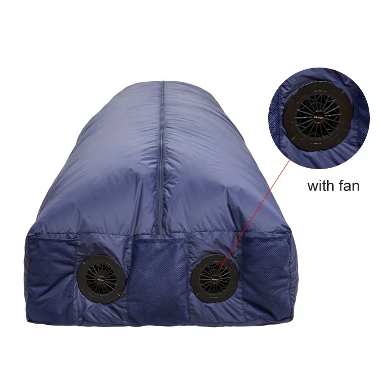 

Camping Comfort Lightweight Portable Air Fan Body Sleeping Bag With Single Summer