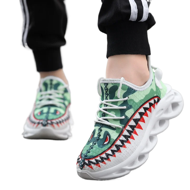 

Children's leisure tennis sneakers breathable sports lightweight boys' running shoes
