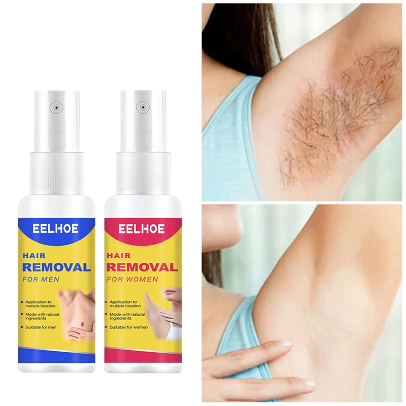 

Beard Bikini Intimate Legs Body Armpit Painless Facial Stop Hair Growth Fast Permanent Hair Growth Removal Inhibitor Spray