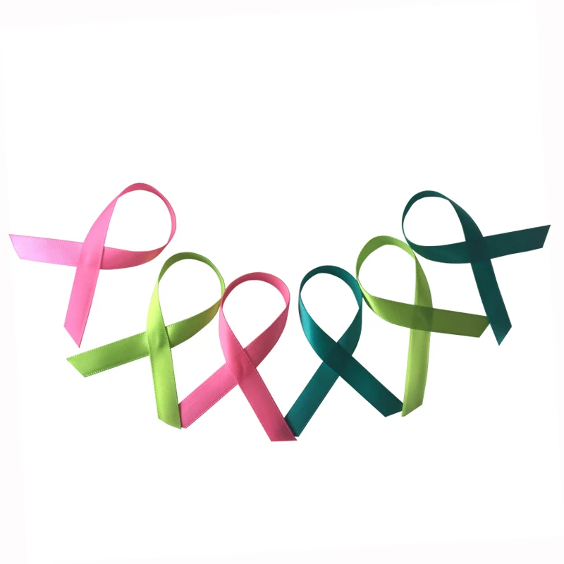 免费样品黄金纯色批发自闭症意识丝带