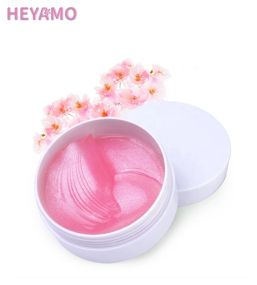 

HEYAMO Rose Emblem Collagen Korea Mens Vegan Skincare Private Label Under Eye Mask Gel Pads Gorras Personalizadas Eye Patch