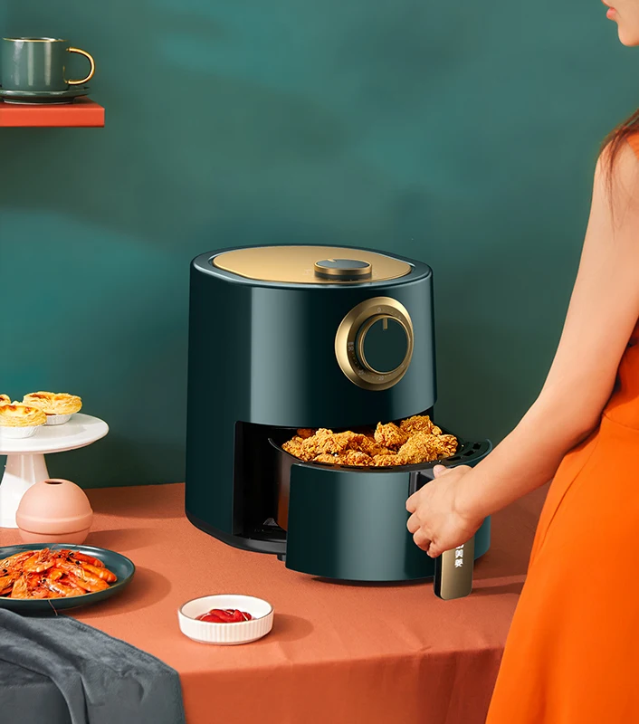 New Deluxe Electric Air Fryer Hb8205 3.5l Multifunction Oil Free Power