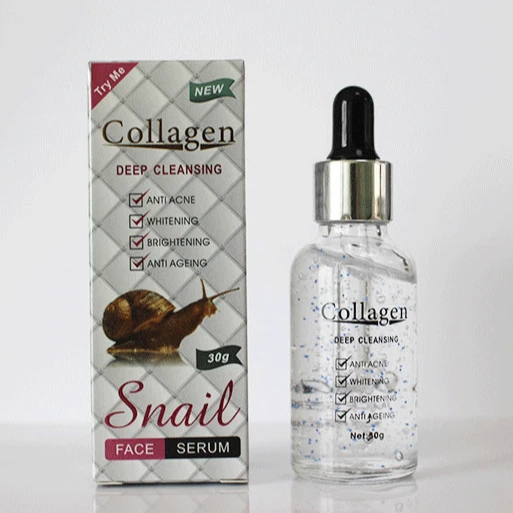 

30ml Facial Skin Care Hydrating Anti Acne Anti Aging Brightening Collagen Snail Face Whitening Serum