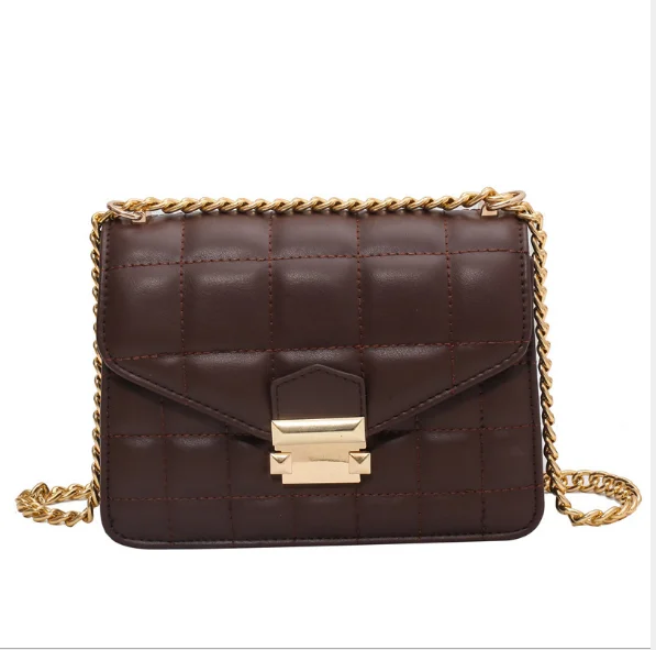 

2021 new fashion Hong Kong style retro chain women's bag, Customized color