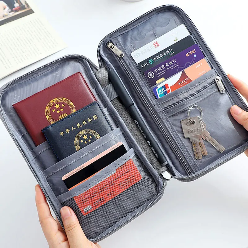 

Factory Certificate Bag Cationic Handbag Waterproof Dustproof Portable Travel Card Passport Bag