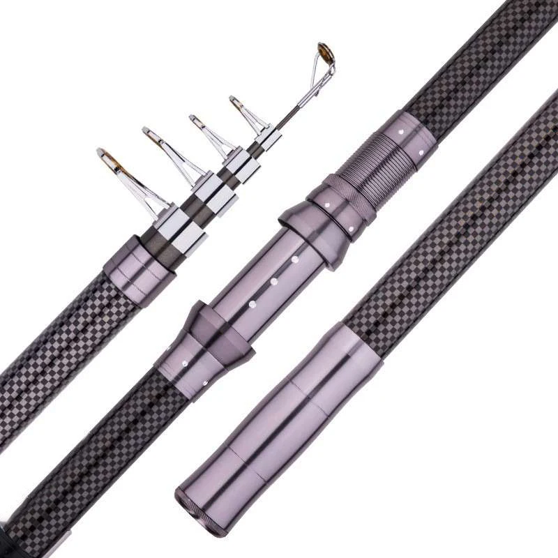 

Evercatch 2.1m 3m 3.9m 4.2m 4.5m Saltwater Telescopic fiber glass carp Fishing Rod with Distance Throwing