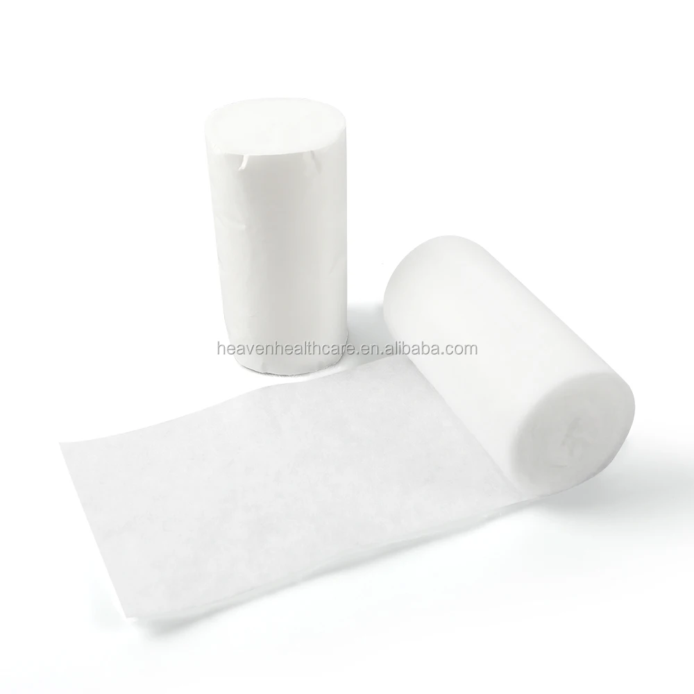 100 Cotton Medical Zig Zag Gauze Swabs Absorbent Bandage Roll Gauze
