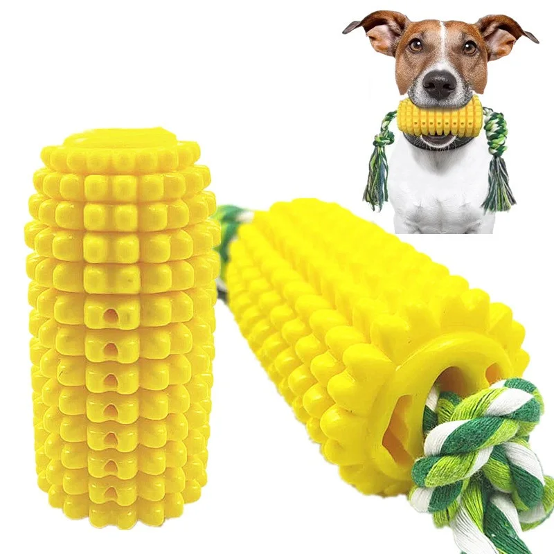 

new pet supplies Amazon hot sale bite resistant corn molar rod pet rope knot chewing dog toys sets