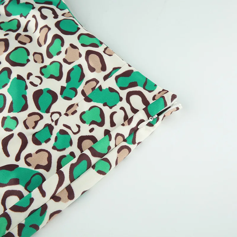 2019 Summer Crop Tops Short Sleeve Sexy Cheongsam Style 2 Pieces Women Dress