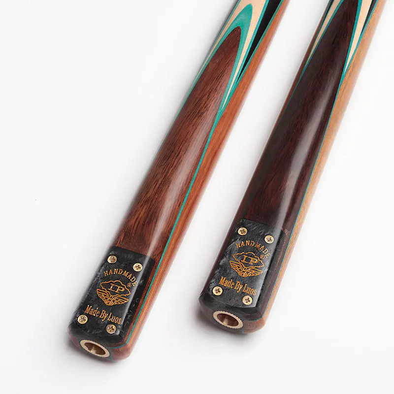 

LP China's long-standing brand High quality classic style import of ash 10mm Tip 3/4 joint inlay butt billiard snooker cue stick, Random colors for butt