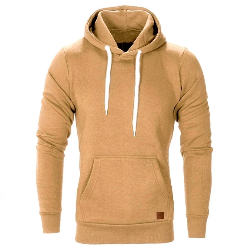 

Wholesale Good Price Fashion Style Sportswear Fleece Lined Sweatshirt Men's Hoodies