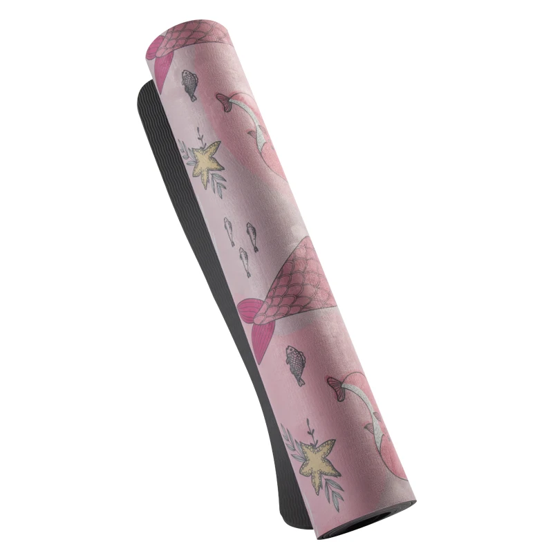 

Factory Price Home Sport Soft Comfortable Suede Tpe Yoga Mat