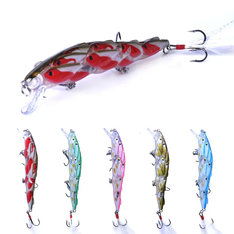 

Wholesale Hengjia Artificial ABS Hard Plastic Group Bait 11.5cm 15.7g Sinking Minnow Fishing Lures Fishing Tackle, 5 available colors to choose