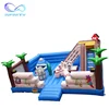 Customized large fun city bouncy castle outside playground fun city inflatables PVC tarpaulin inflatable fun city for kids