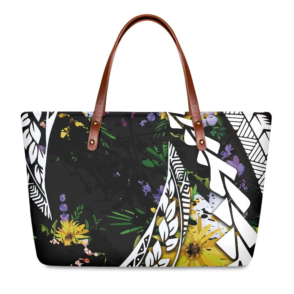 

Polynesian Tribal Tattoo Designer Brand Handbags Bag Women Bags Famous Brands Ladies Pu Top Handle Satchel Shoulder Tote Bags