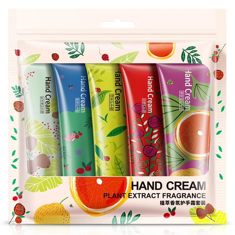 

Popular selling OEM ODM BIOAQUA rorec Beauty Skin Care 5pcs moisturizing Hand Cream Gift Set