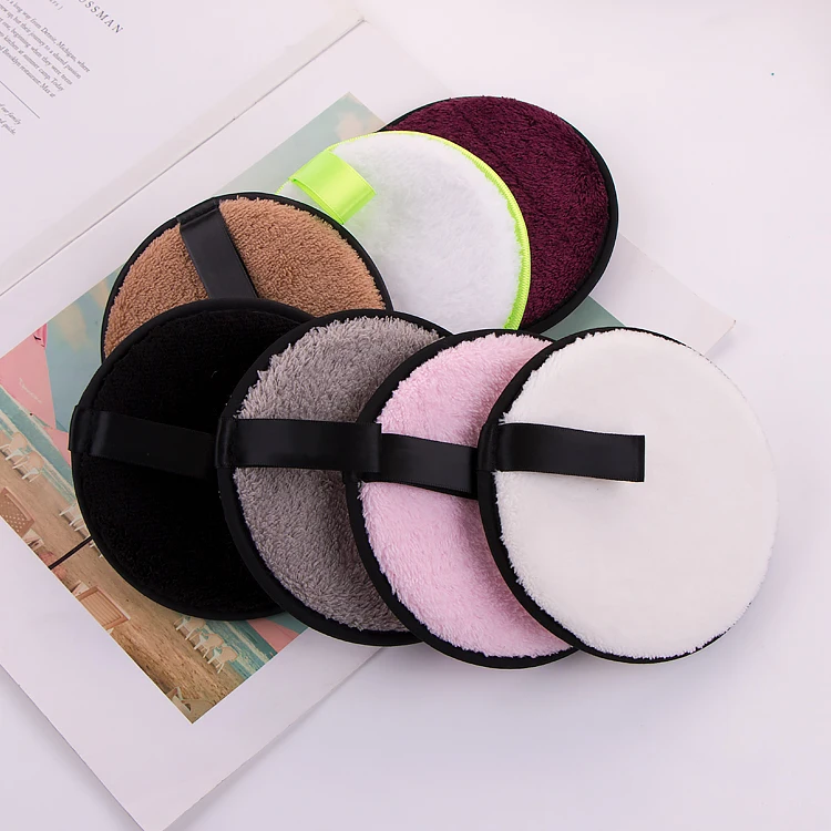 

Disposable Cotton Reusable Washable Bamboo Organic Makeup Remover Pads Reusable