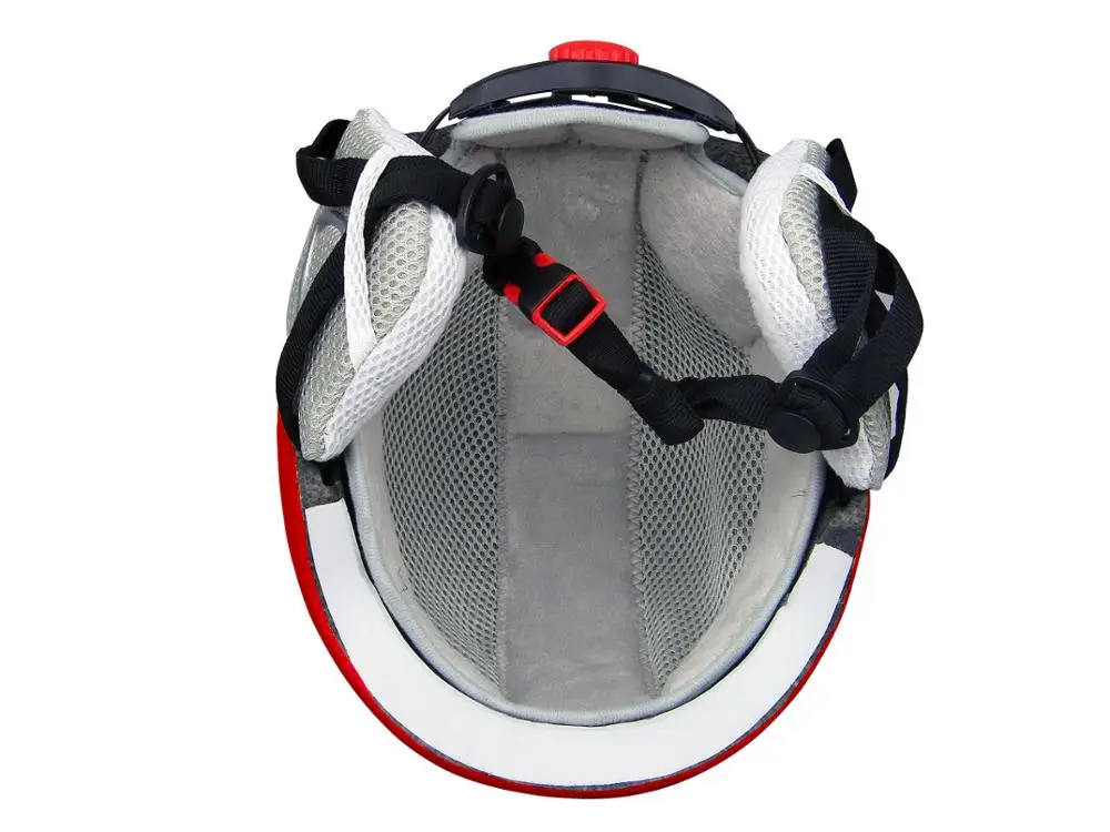 
Customized Snowboard Ice Skates Helmet Popular Red Color Snowboard Helmet 
