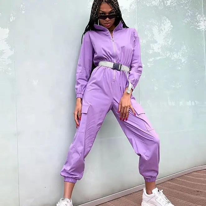 

lower MOQ 2021 autumn new style women fashion playsuits jumpsuit