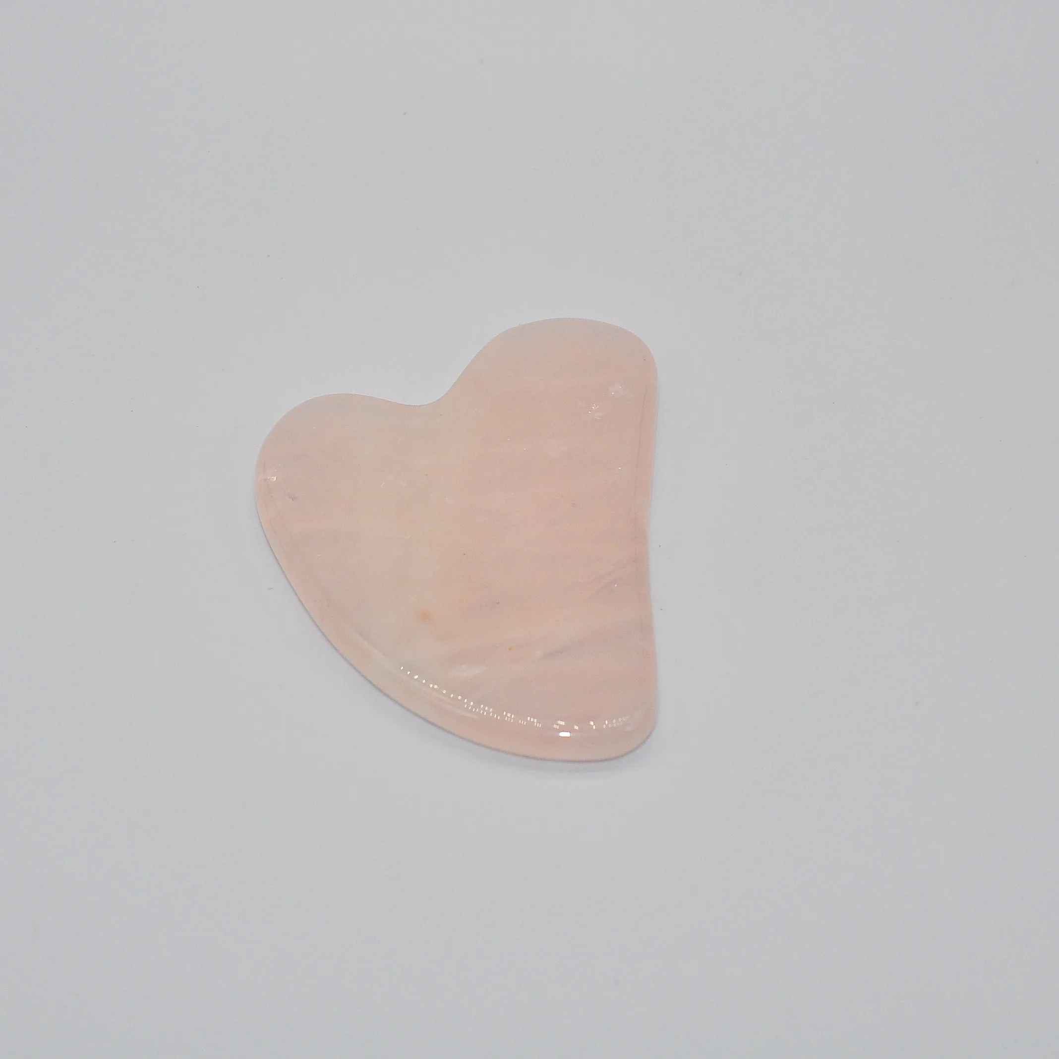 

Rose Quartz Massage Stones Facial Self Massage Tool Gua Sha Board, Pink