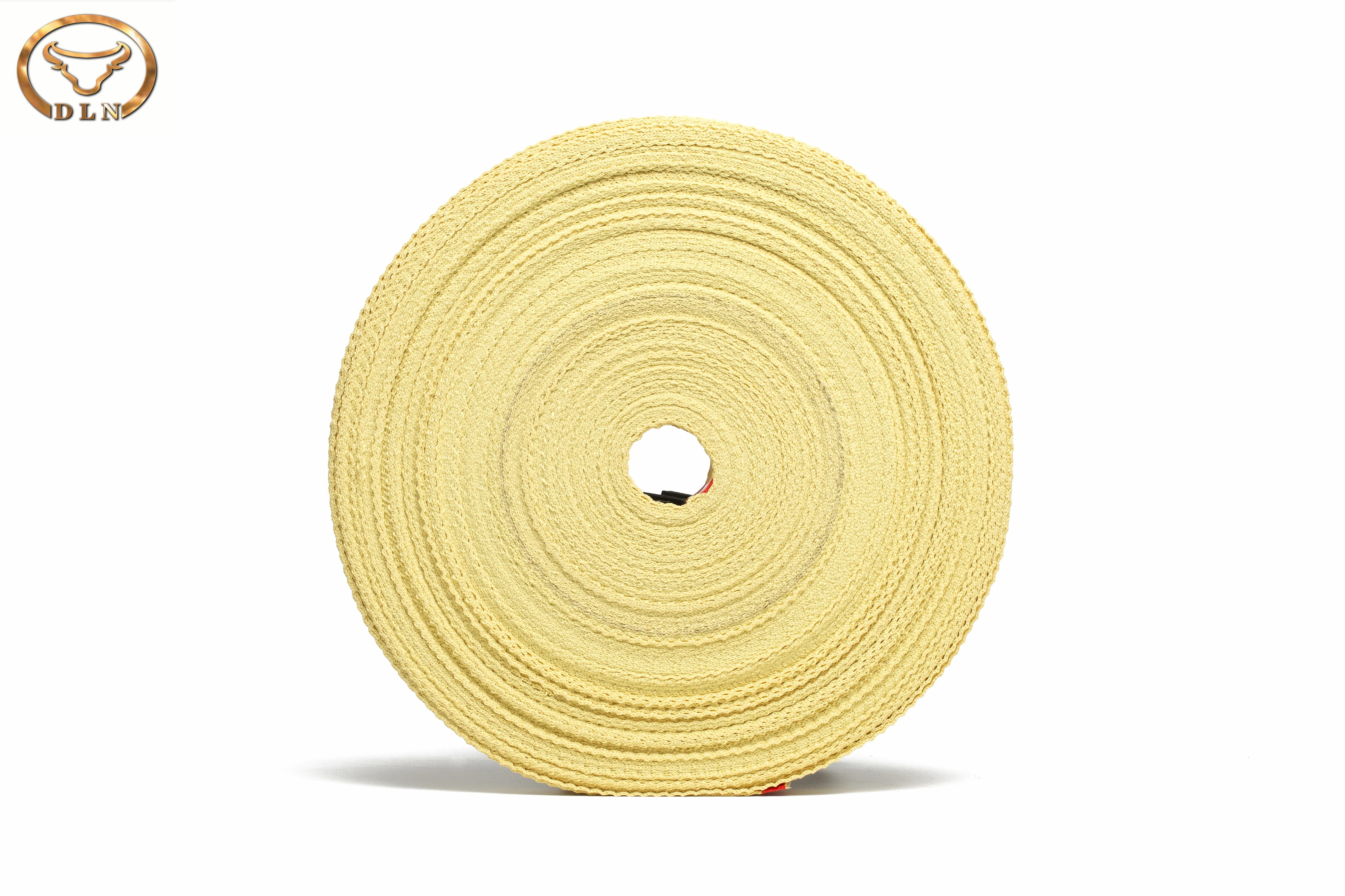 
High temperature resistant and abrasion resistant yellow aramid tapes width from 25mm to 100mm 