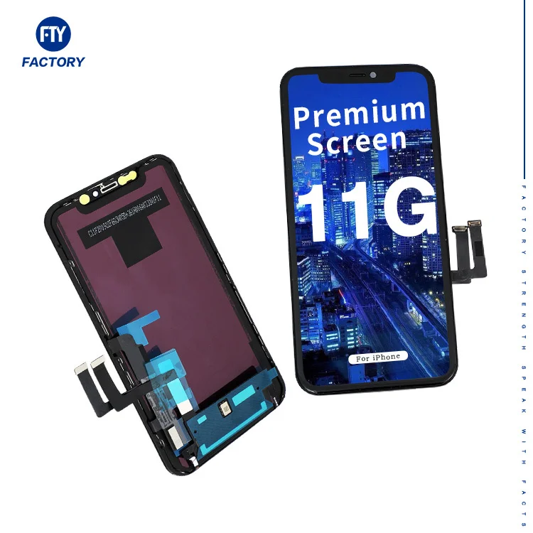 

China mobile lcd display 11 phone screen for iphone 11,lcd screen replacement touch display digitizer for iphone 11, Black
