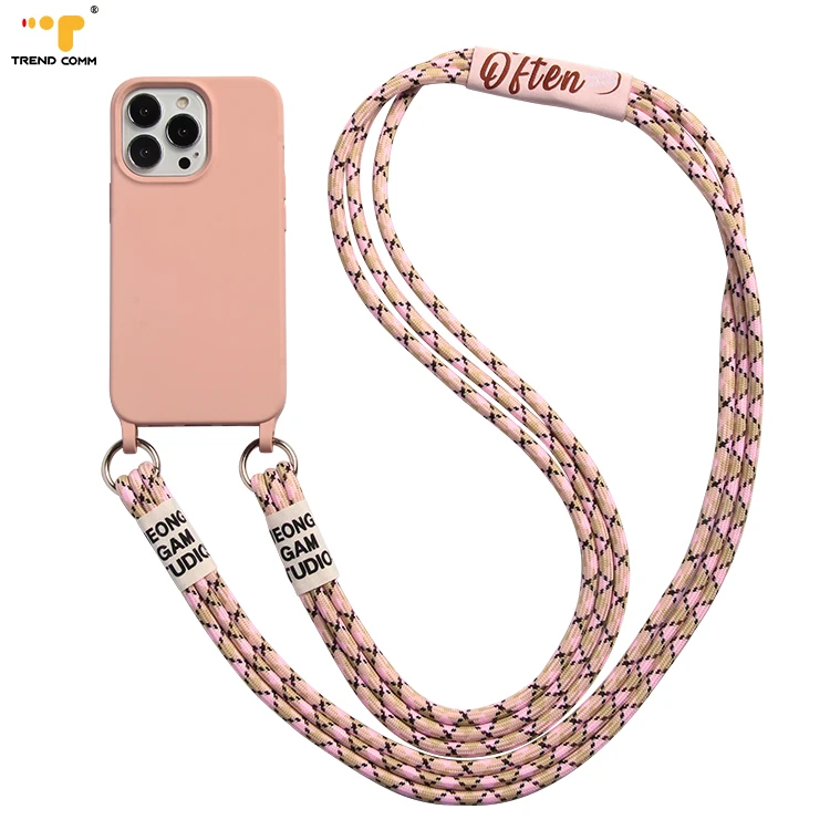 

Fashion Adjustable Customised Summer Polyester Smartphone Mobile Phone Neck Strap Case Lanyards Chain