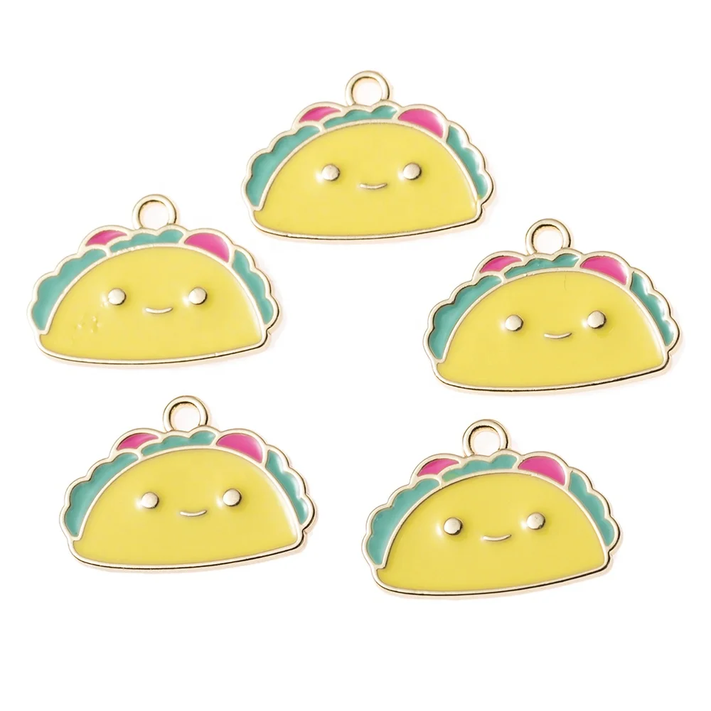 

Cartoon Alloy jewelry Hot dog Pendants Necklace Accessories Enamel Cloud Pendant Women Necklace Jewelry Accessories, Picture