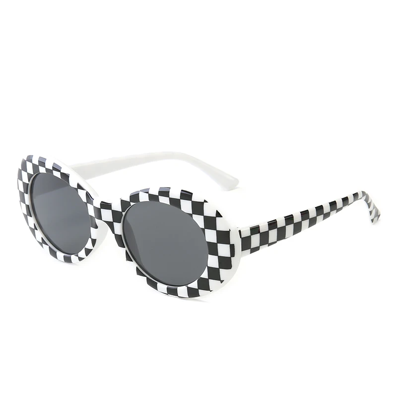 

Fashion Cheap NIRVANA Sunglasses Clout Brand Designer Oval Sun Glasses Men Women Lunette De Soleil Wholesale Custom