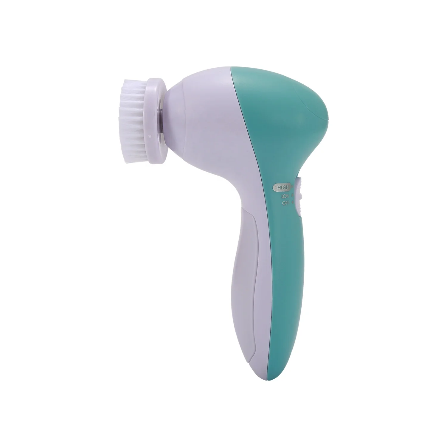 

Wholesale Hingt Quanlity 5 In 1 Electric Face Wash Brush Skin Cleaner Facial Cleansing Cleanser Brush Best Electric Face Brush, White+pink