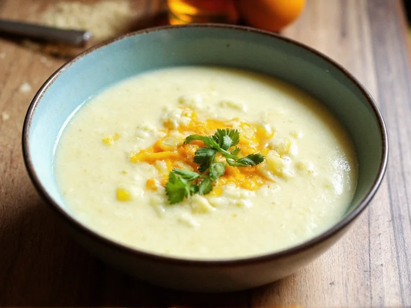 cauliflower leek soup