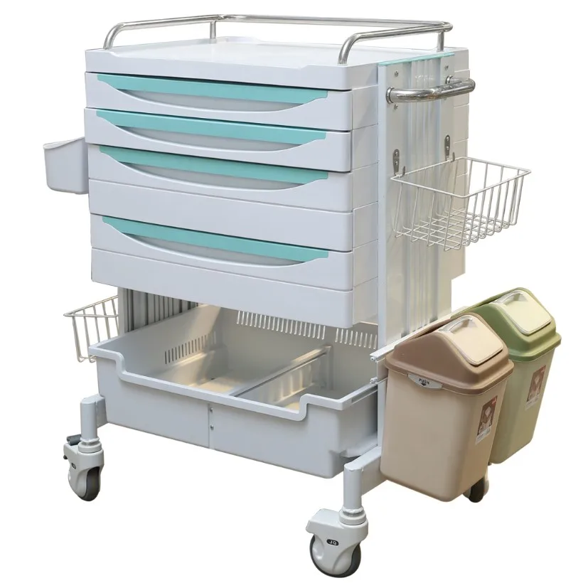 Multifunctional Abs Medical Rolling Carts For Hospital Buy Medical