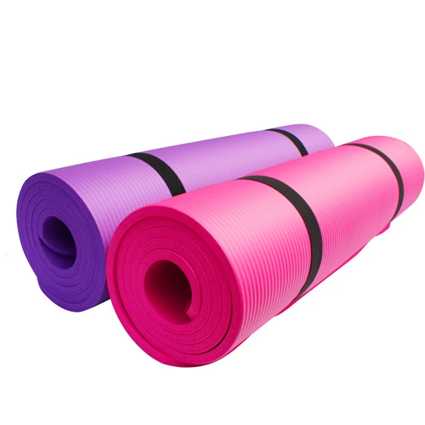 

Hot Selling Custom logo 10mm Yoga Mats Anti-slip Blanket NBR Gymnastic Sport Health Lose Weight Fitness Exercise Pad Women Spor, Customized color