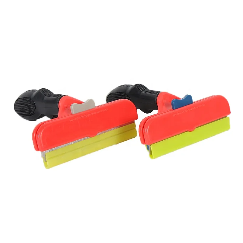 

High Quality Pet Grooming Hair Fur Remover Combs Deshedding Tools Fur Eliminator For Short Hair Dog, Customized color