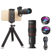 

Amazon Top Seller 2019 APEXEL Mobile Camera Lens Universal Clip 18x Optical Zoom Telescope Lens for Mobile Phone