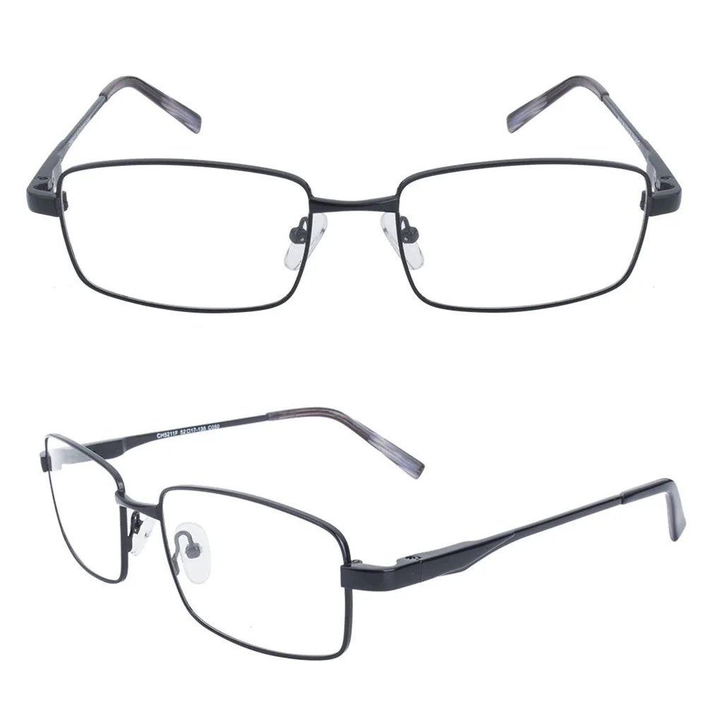 

Factory Direct Sale Classic High Quality Square Metal Stainless Steel Unisex Glasses Frame