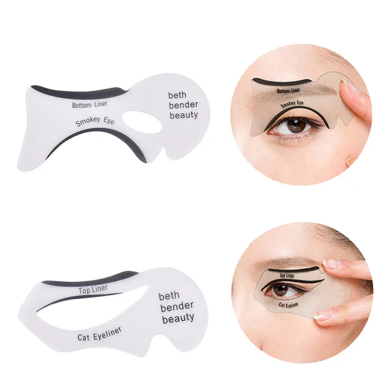 

Aids Eye Makeup Stencils Winged Eyeliner Stencil Template Shaping Tools Eyeliner Card