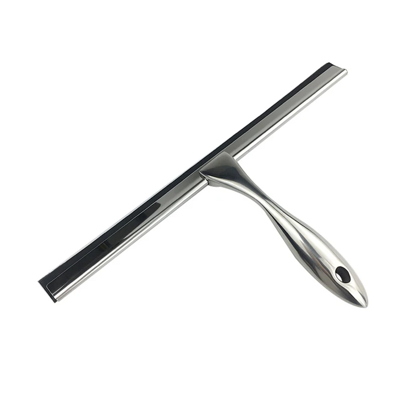 

2021 Heavy Duty Stainless Steel Window Car Glass Squeegee Cleaner with Hanging Design, Customized