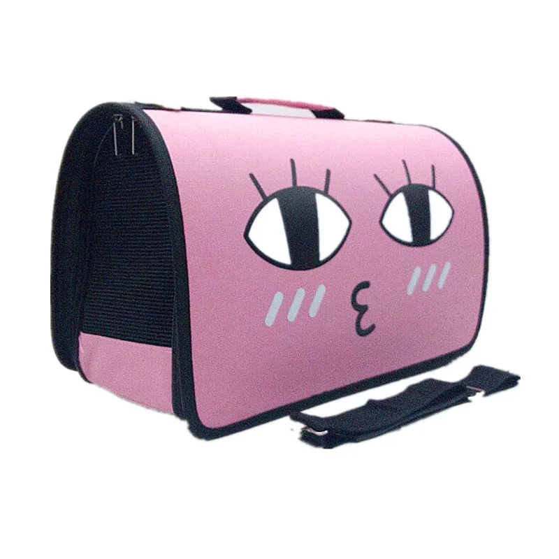 

pet carrier bag cargo portable package pet travel bag fashion pet bag, Black