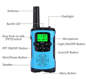 amazon hot item Premium Gift Two Way Digital Radio Handheld Kids mini Walkie Talkie