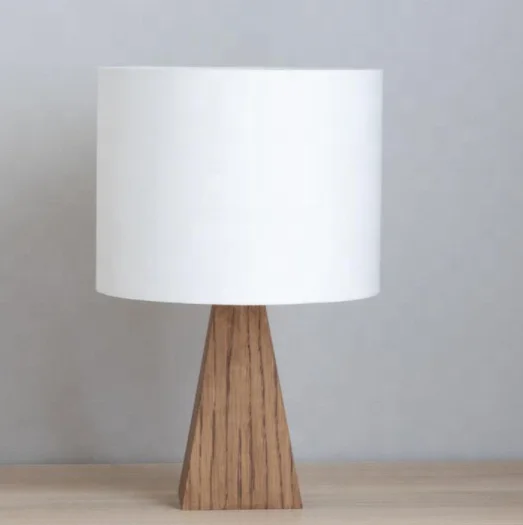 small oak table lamp