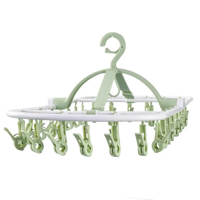 

Best Selling Products Multifunctional folding plastic hanger, Customize