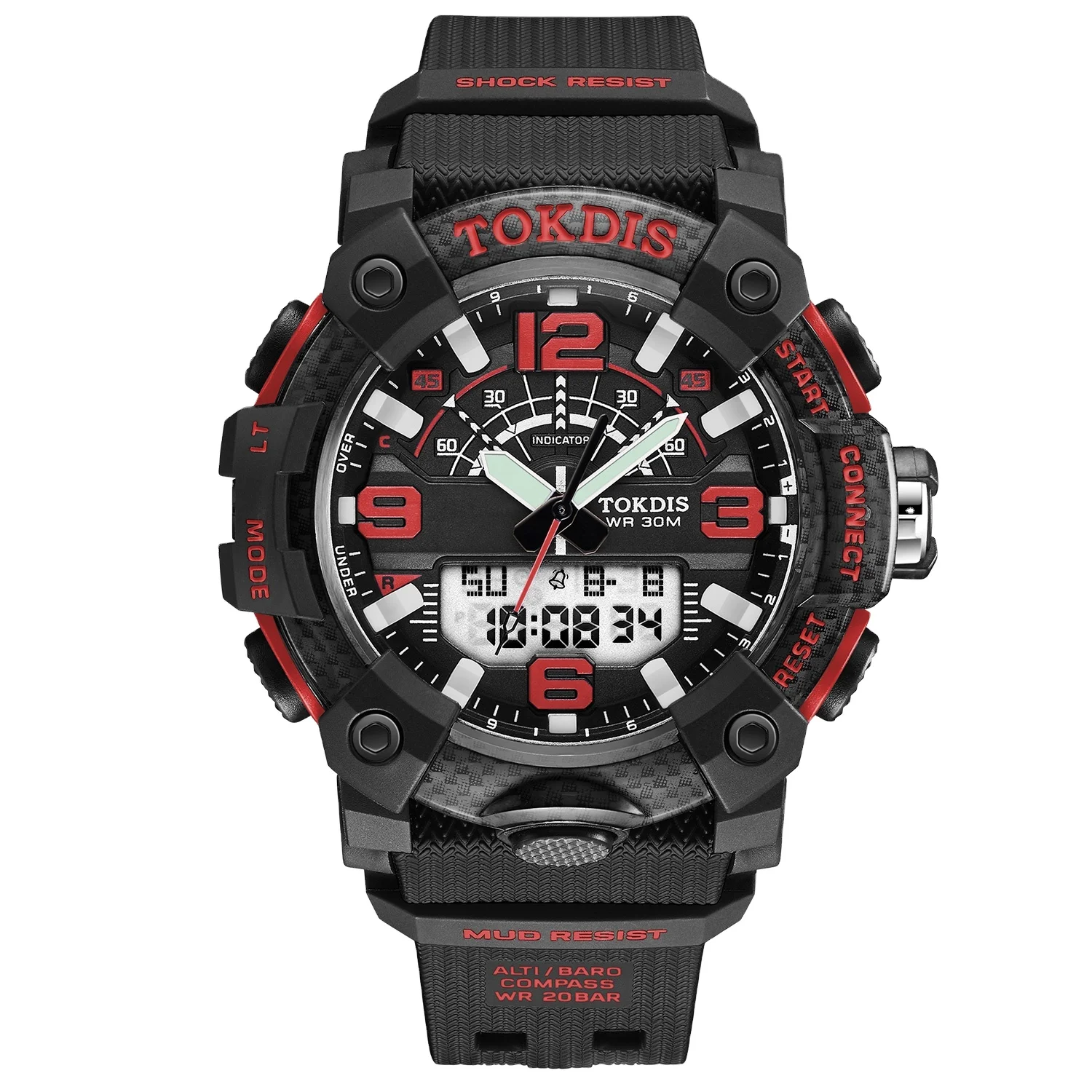 

TOKDIS G shock T-2563 Swimming waterproof watch sports running original digital waterproof watch Customizable gift box, 12 color